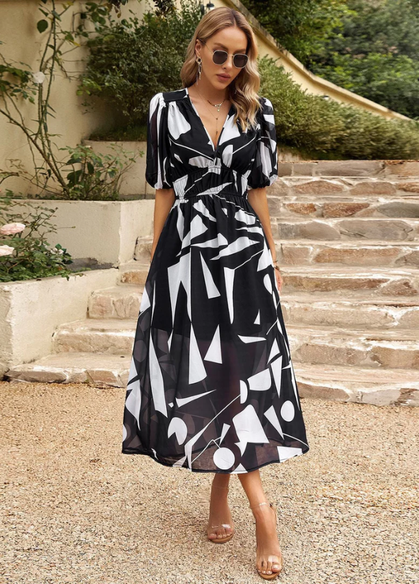 Josette - Vestido Midi Con Estampado Floral