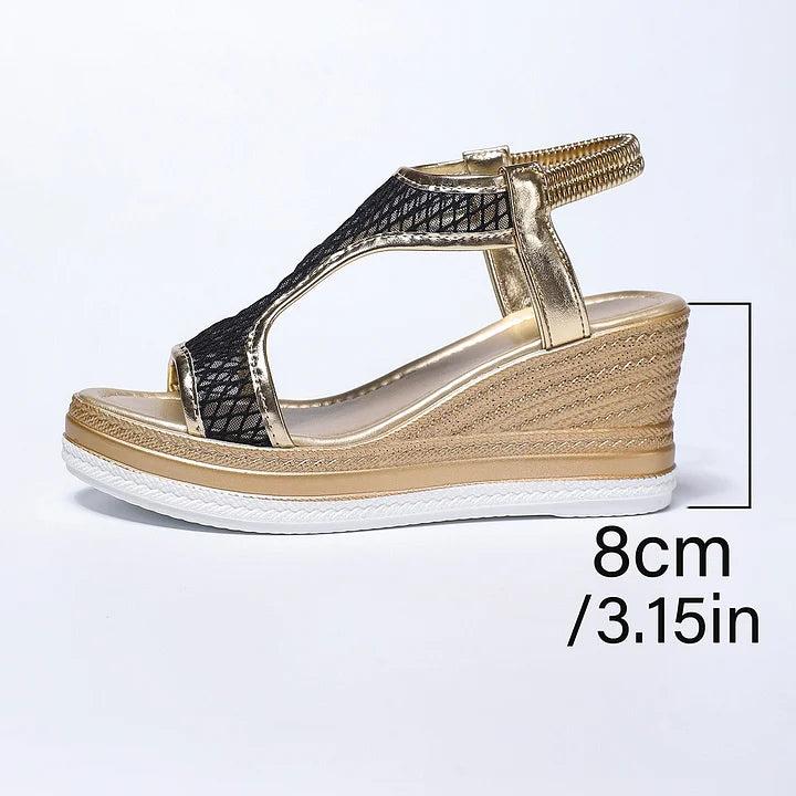 Pamelia - Sandalias Ortopédicas Con Cuña