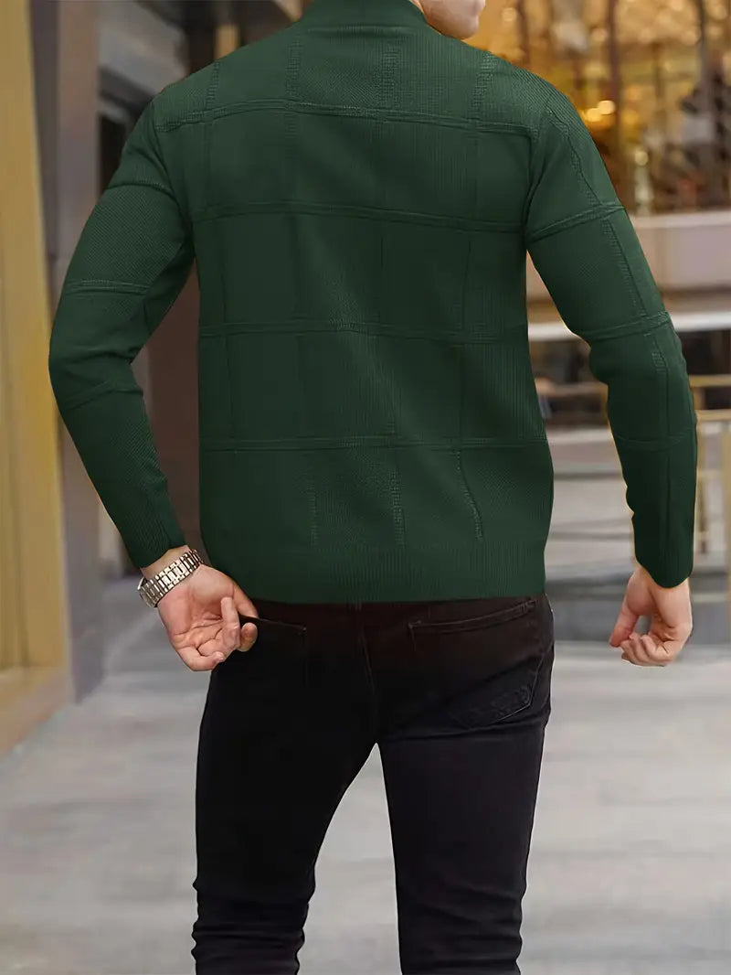 Nunzio - Cómodo Jersey De Cuello Alto De Punto