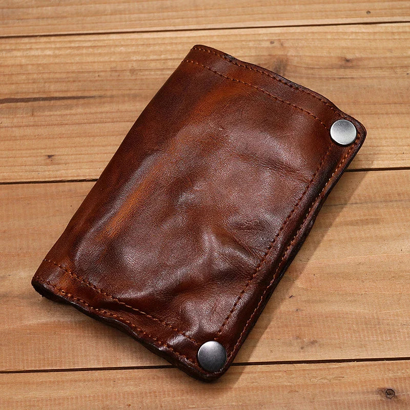 EliteHide - Cartera De Cuero Con Ranuras Para Varias Tarjetas Hecha a Mano