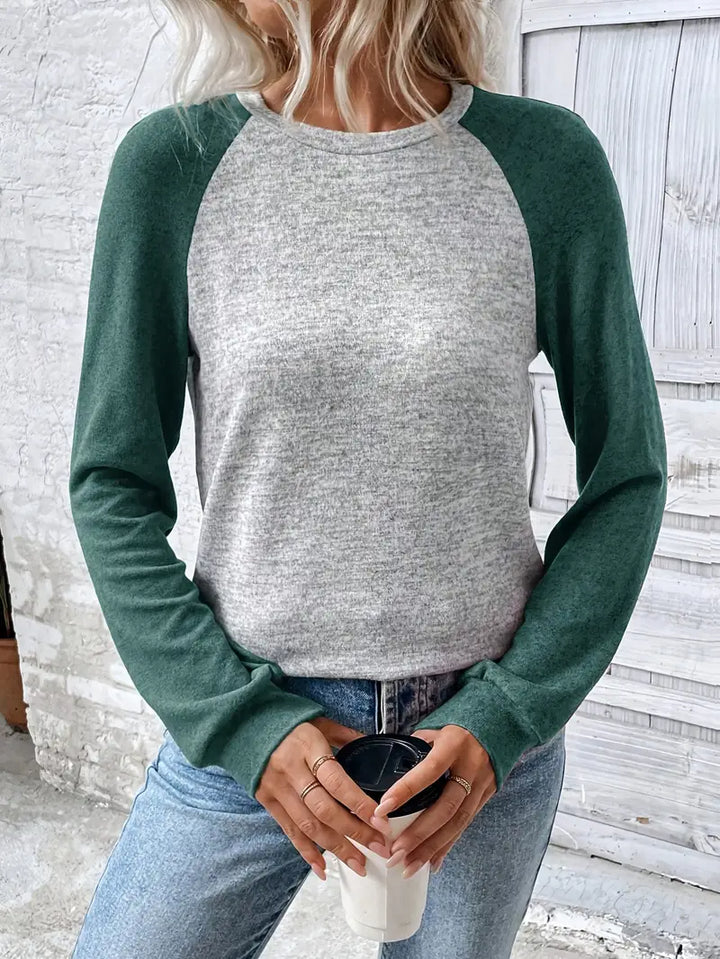 Samridhii - Camisa Informal De Cuello Redondo