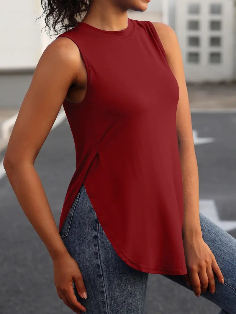 Desirae - Camisa Sin Mangas Transpirable