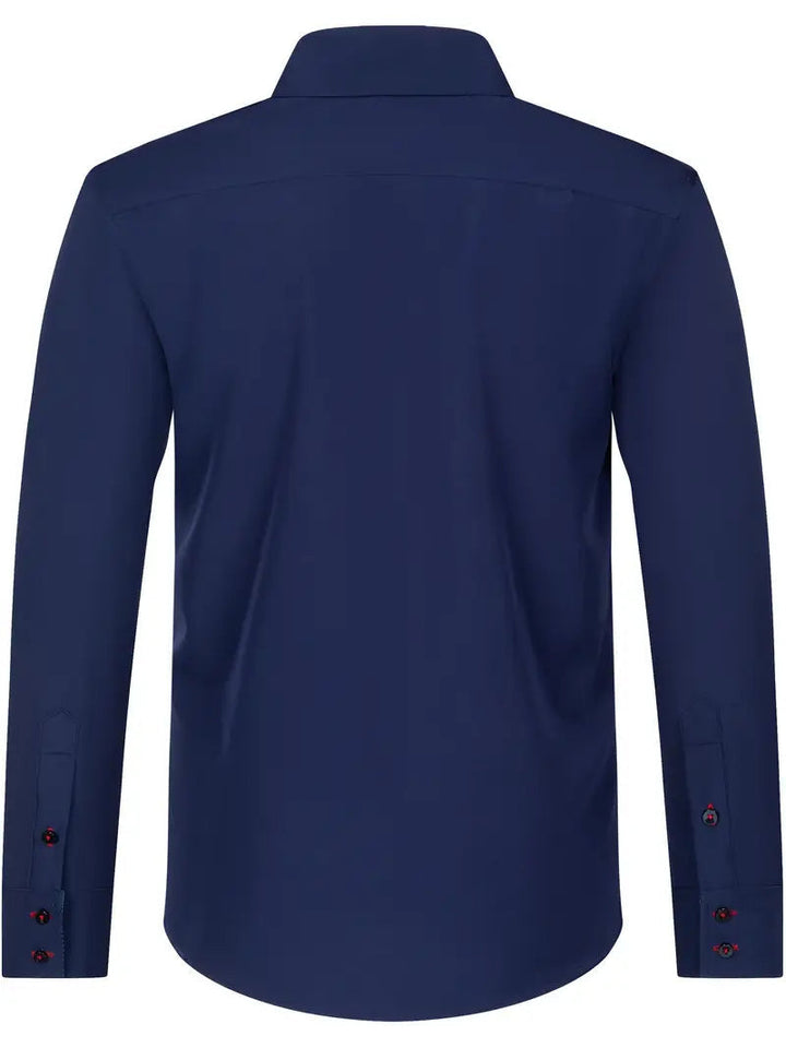 Remco - Elegante Botón arriba Camisa