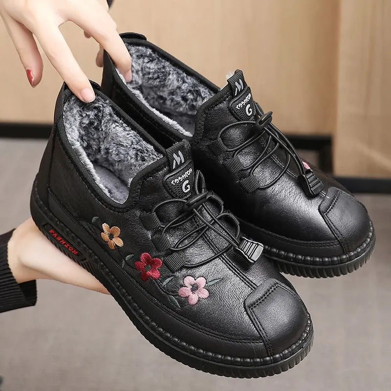 Yolina - Zapatos De Cuero Con Cordones