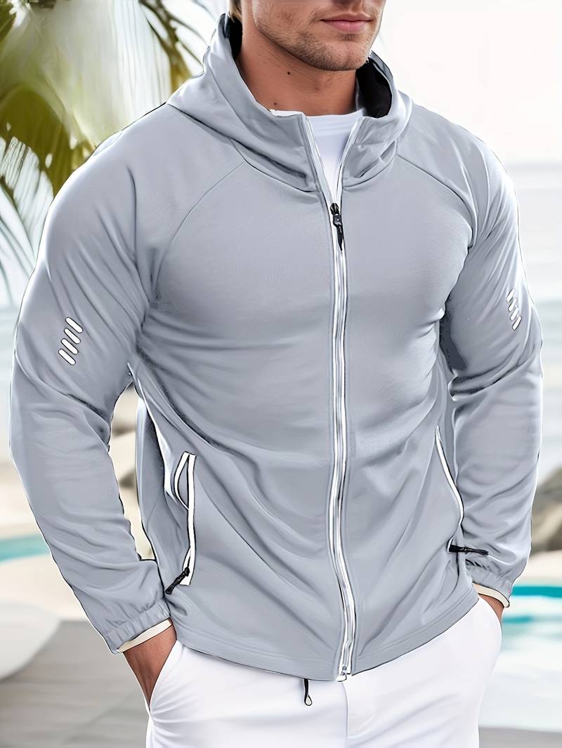 Lauris - Chaqueta Ligera Con Capucha y Cremallera