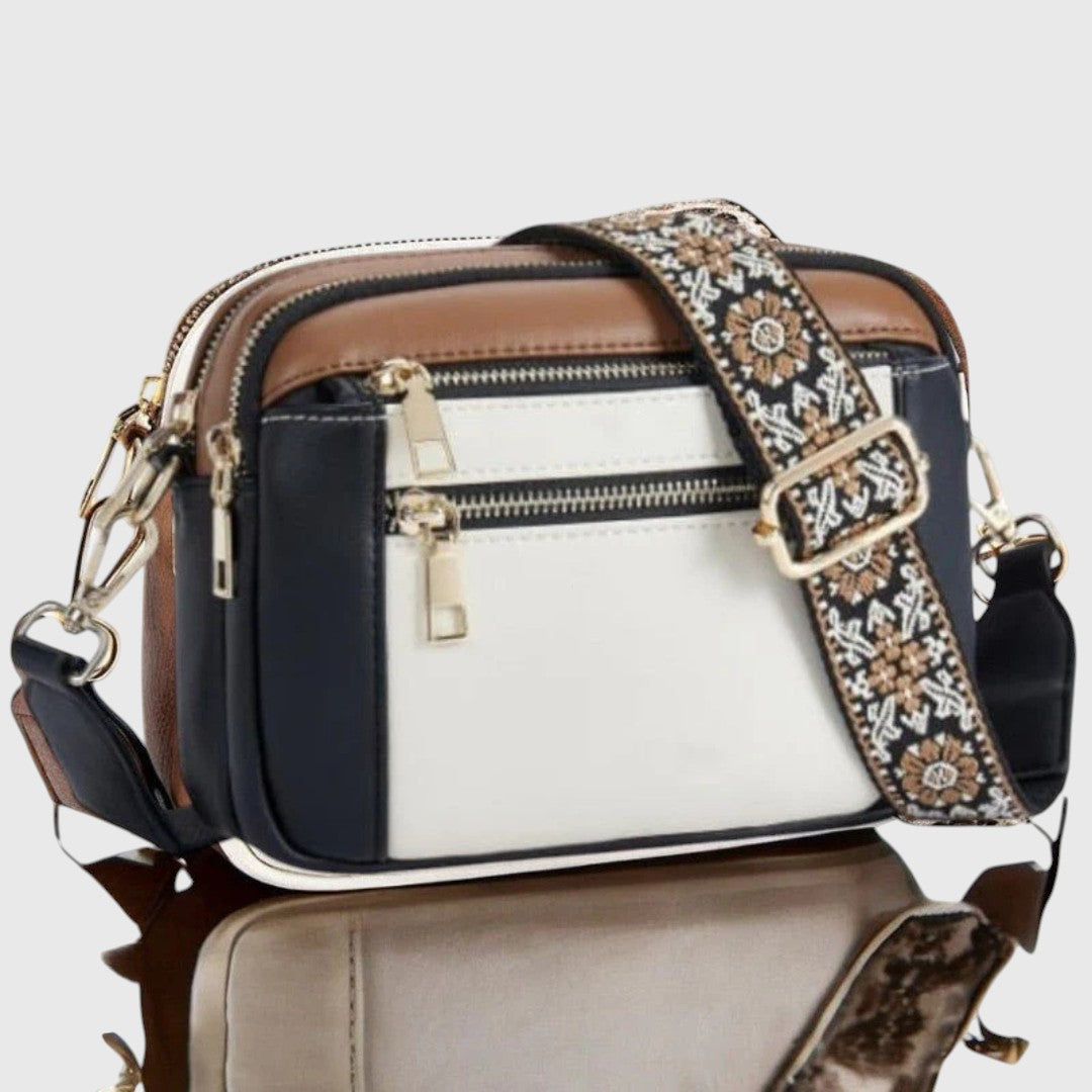 Sharena - Bolso Bandolera Con Correa De Flores