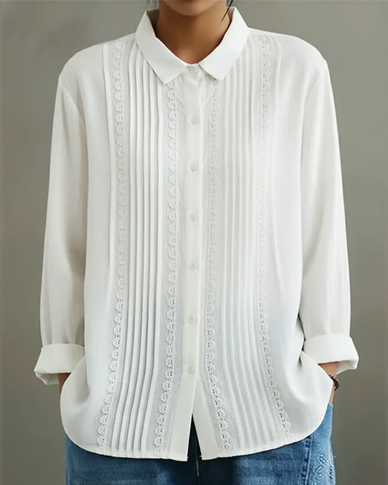 Tzurya - Elegante Blusa de Patchwork