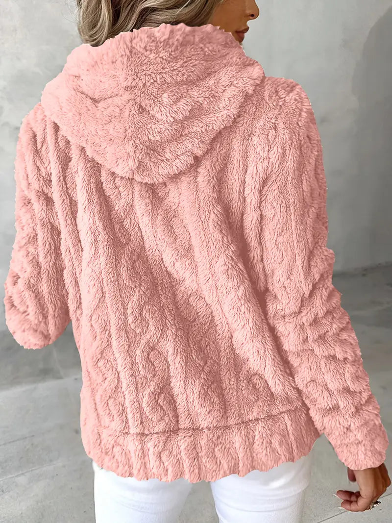 Ganka - Sudadera Con Capucha y Cremallera De Manga Larga