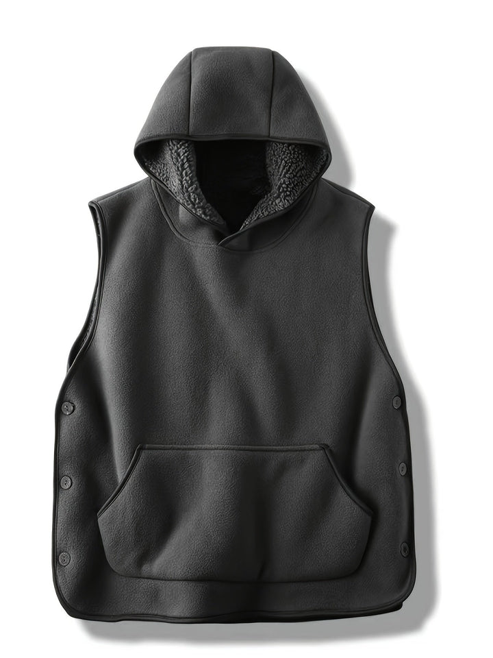 Niles - Poliéster Sin Mangas Con Capucha para Invierno