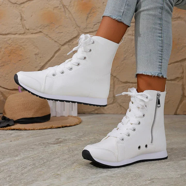 Theofani - Botines Con Cremallera Transpirables
