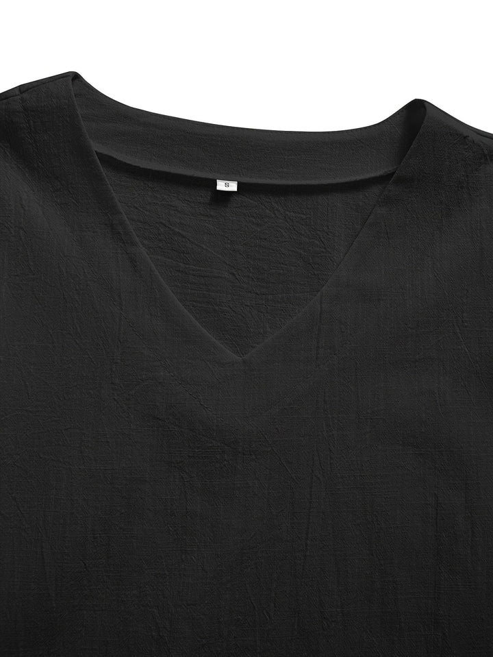 Mattea - Informal Ajuste Holgado Arriba Con Cuello En V