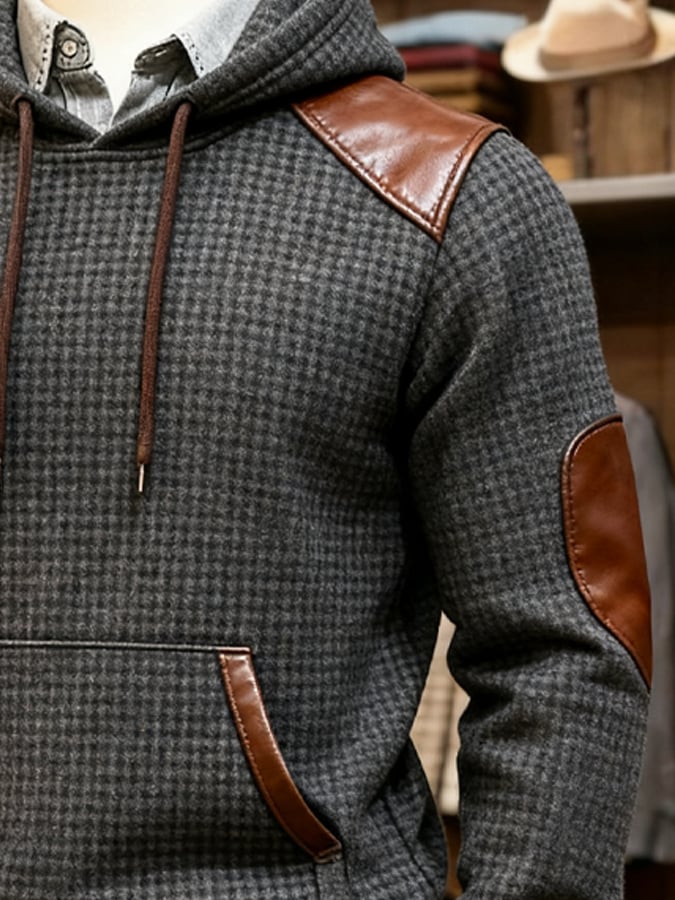 Southee - Sudadera Con Capucha De Manga Larga y Diseño Tipo Gofre