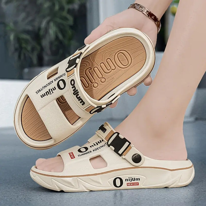 Stelios - Sandalias Informales De Verano Para Exterior