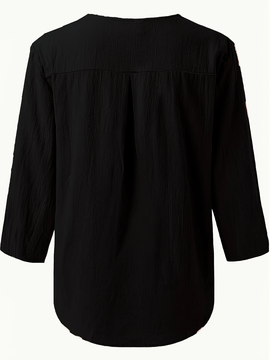 Mykaela - Blusa Informal De Algodón Y Lino