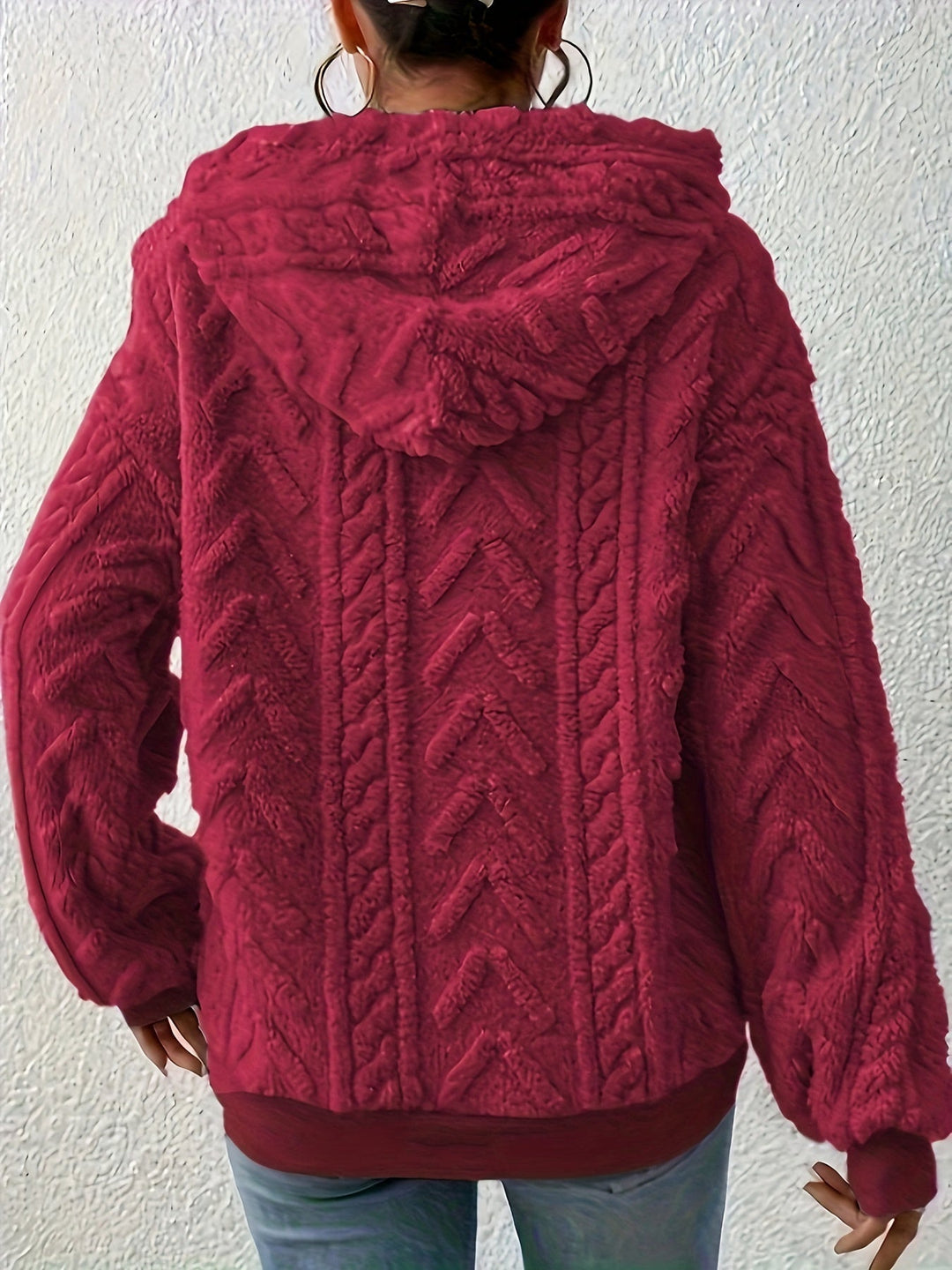 Andrine - Manga Larga Con Capucha Chaqueta