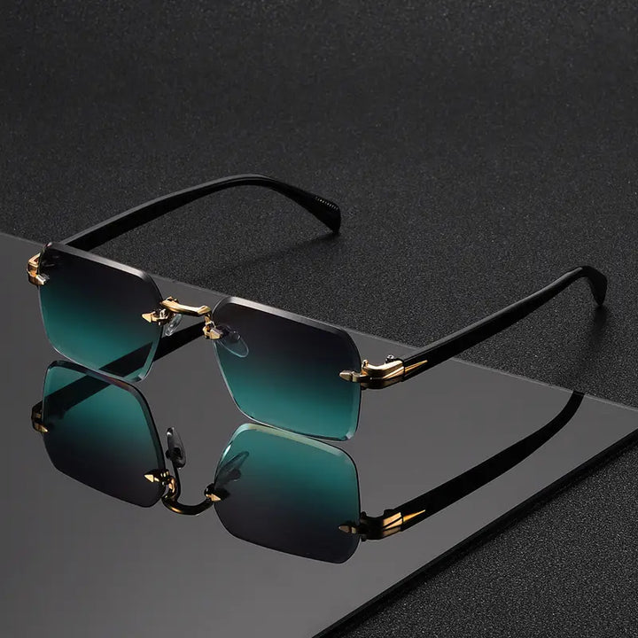 OptoSleek - Gafas Cuadradas Sin Montura