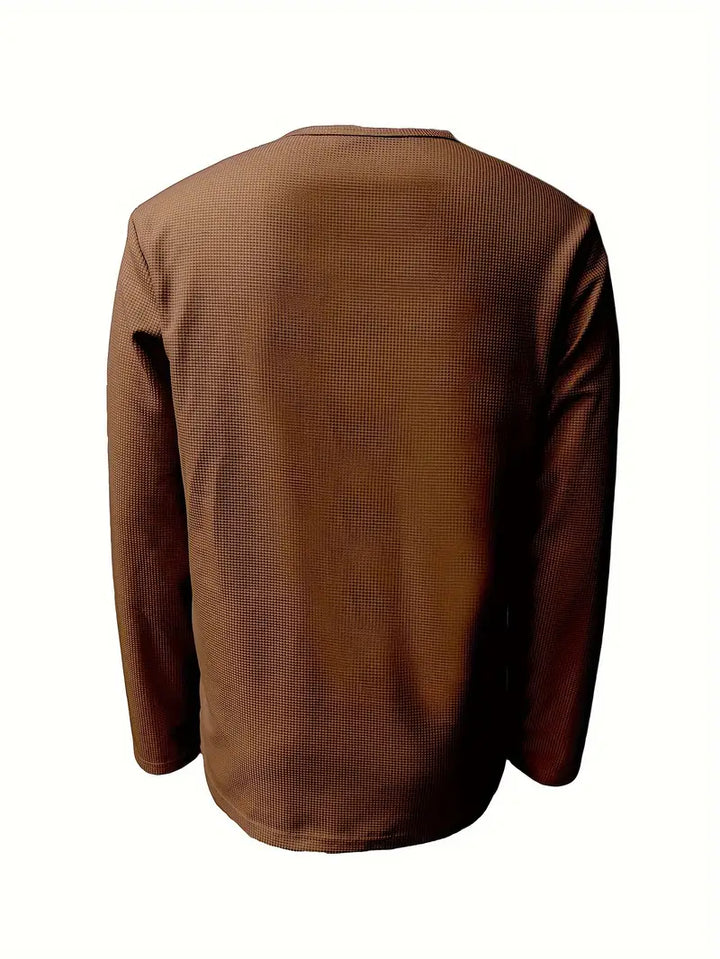 Pablo - Camisa Informal De Manga Larga De Punto
