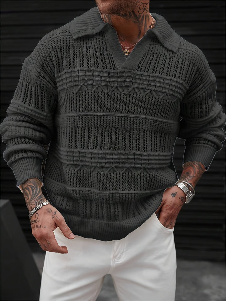 Wesley - Jersey De Manga Larga Con Diseño Recortado