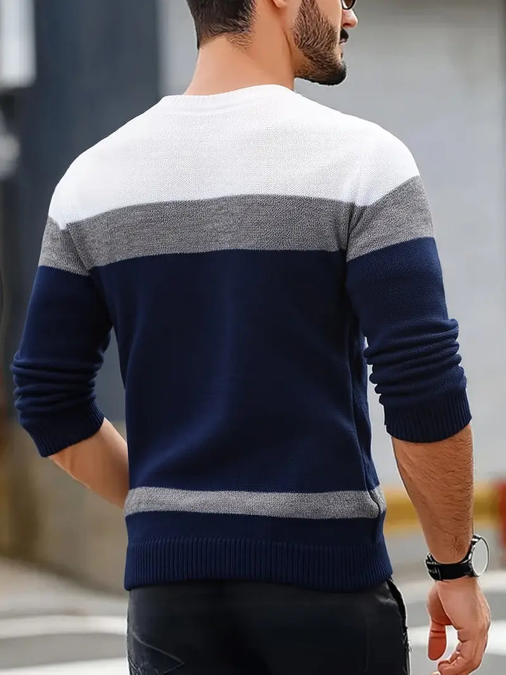 Watkins - Jersey De Manga Larga Informal De Punto