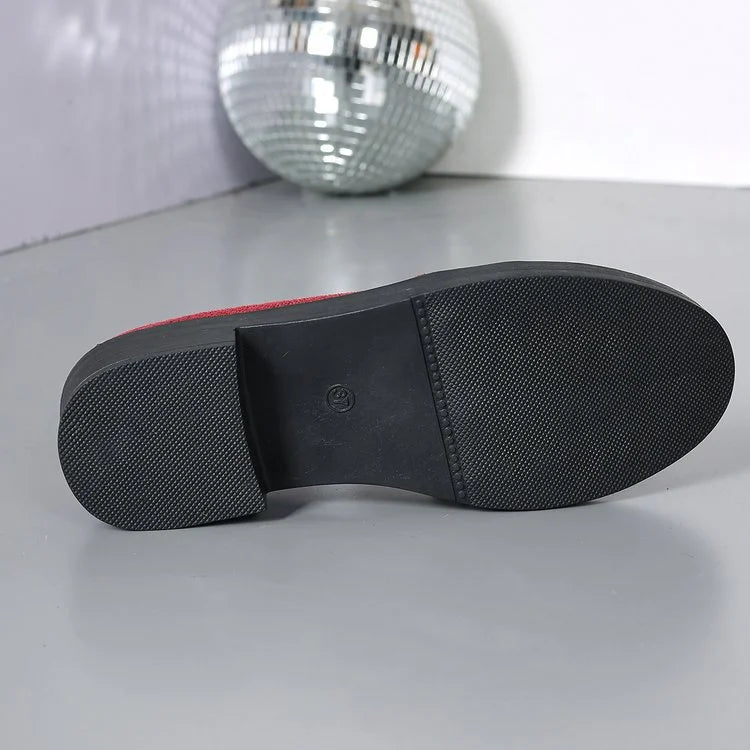 Azahra - Elegantes Mocasines Sin Cordones Con Lazo