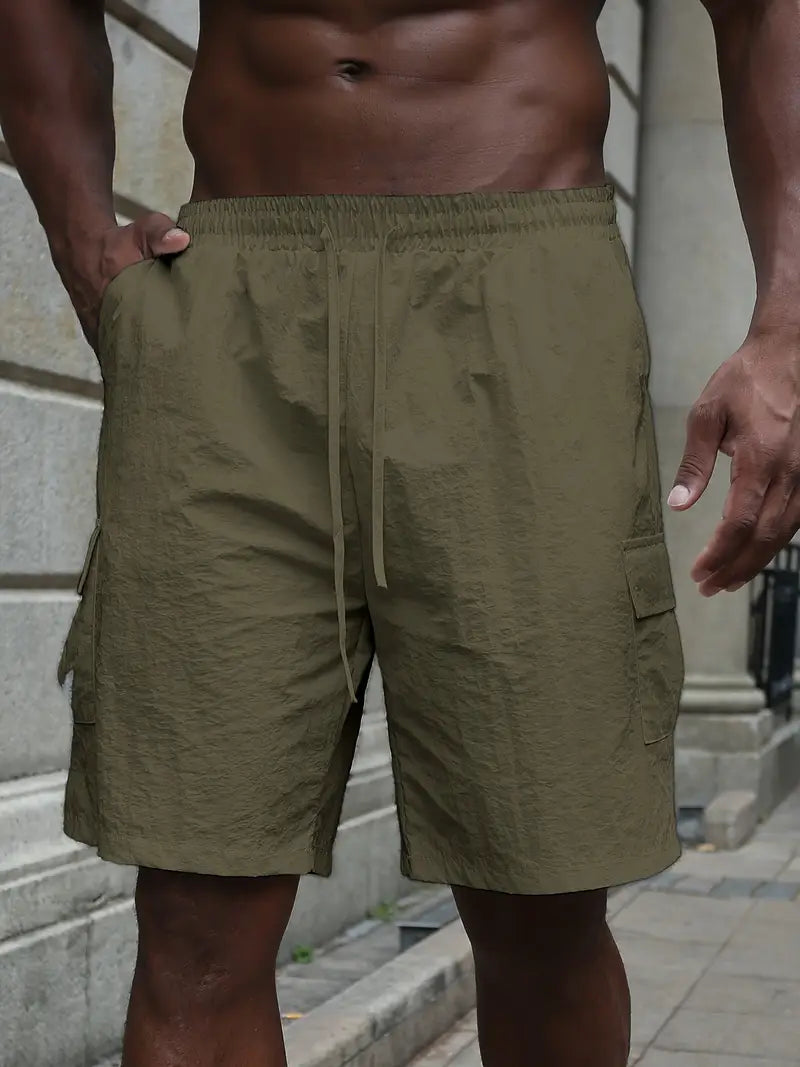 Titov - Pantalones Cortos Elásticos Transpirables