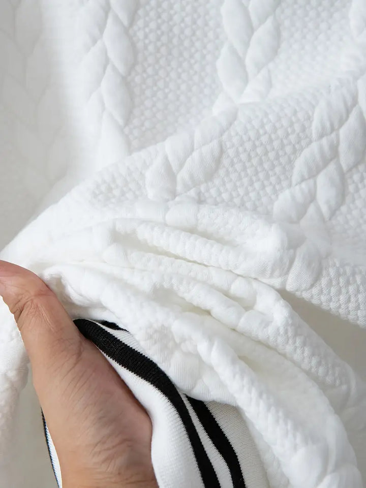 Felips - Chaqueta De Béisbol Jacquard Con Rayas Decorativas