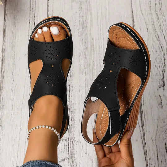 Setia - Cómodas Sandalias Con Cuña