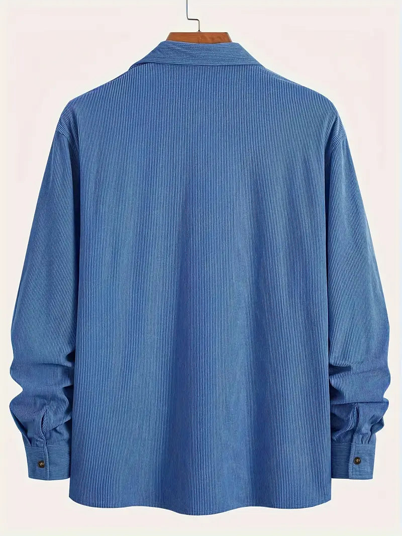 Rickey - Camisa Informal De Pana Con Botones