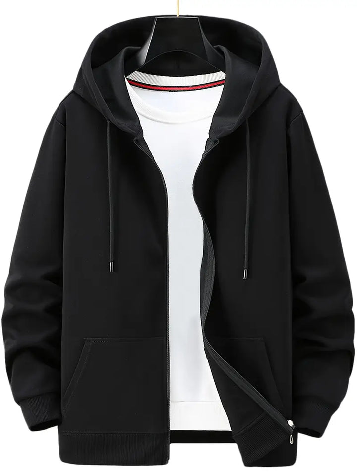Townsend - Sudadera Ligera Con Capucha y Cremallera
