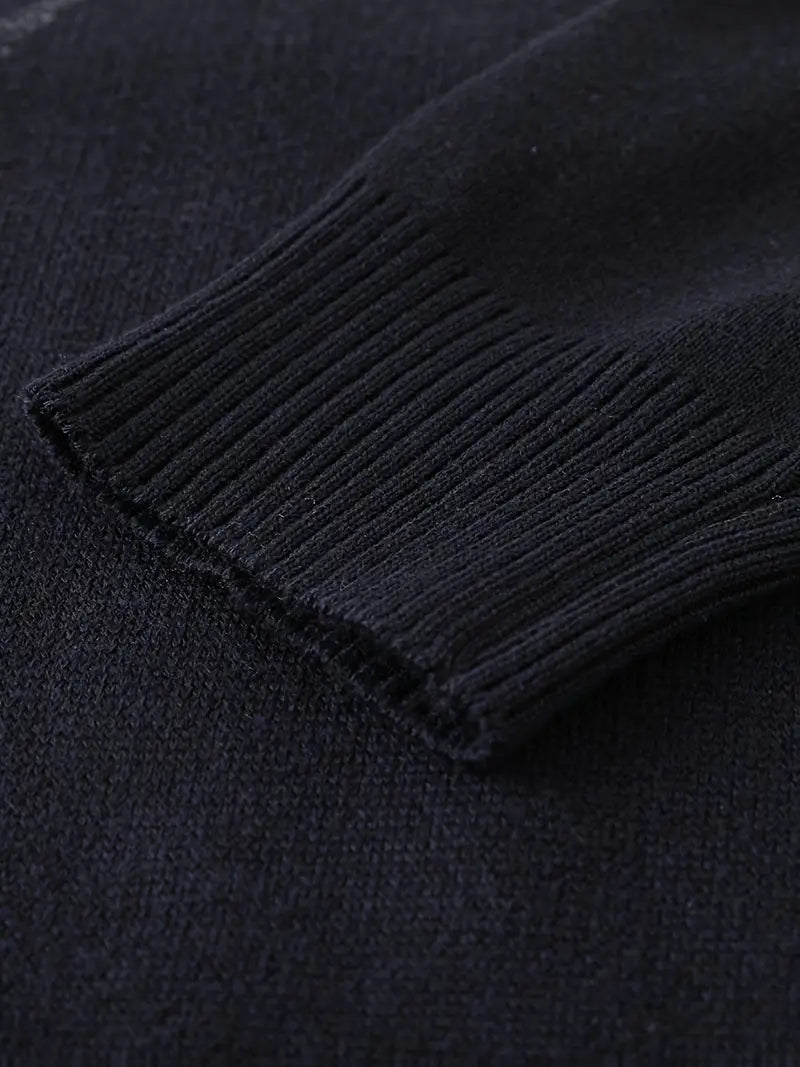 Yoann - Jersey De Punto Con Cremallera De Un Cuarto