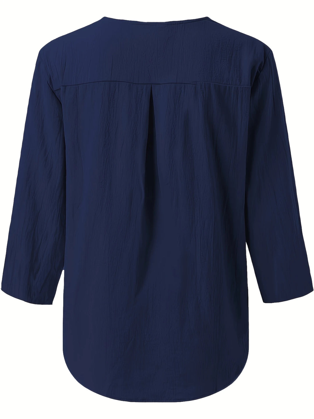 Mykaela - Blusa Informal De Algodón Y Lino