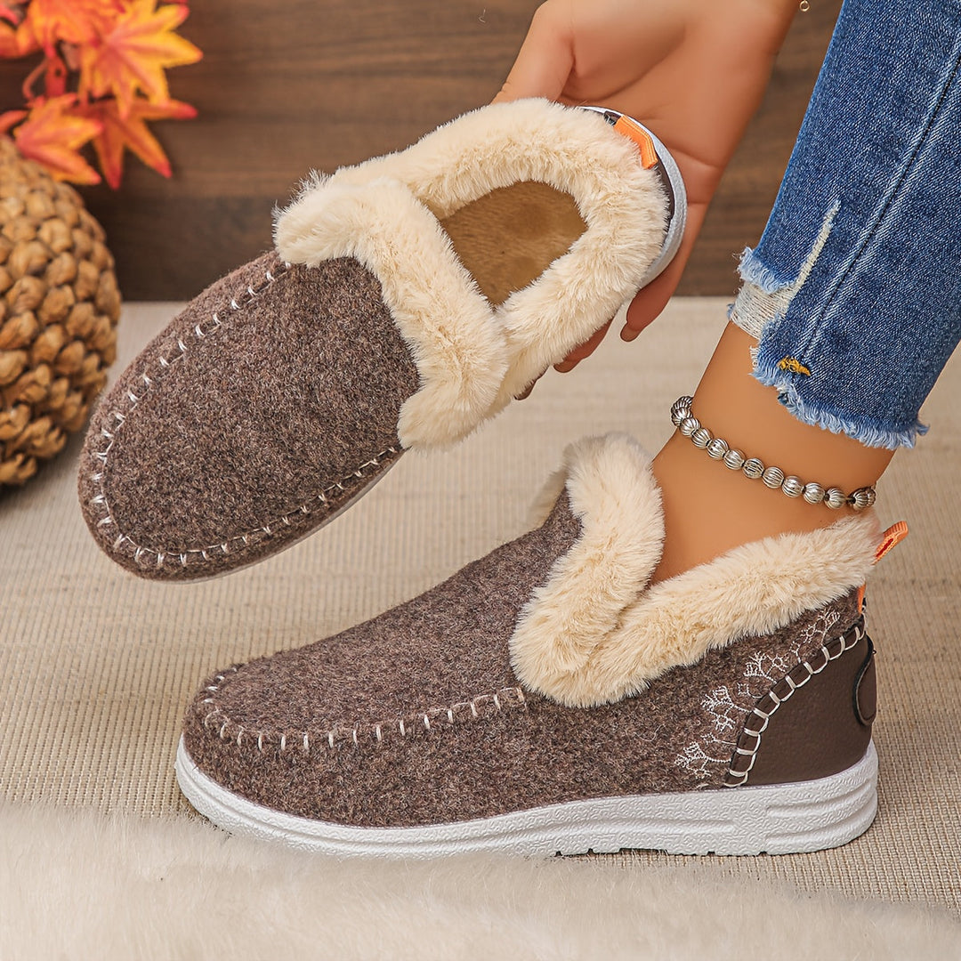 Aleeza - Zapatillas Informales Con Forro Polar