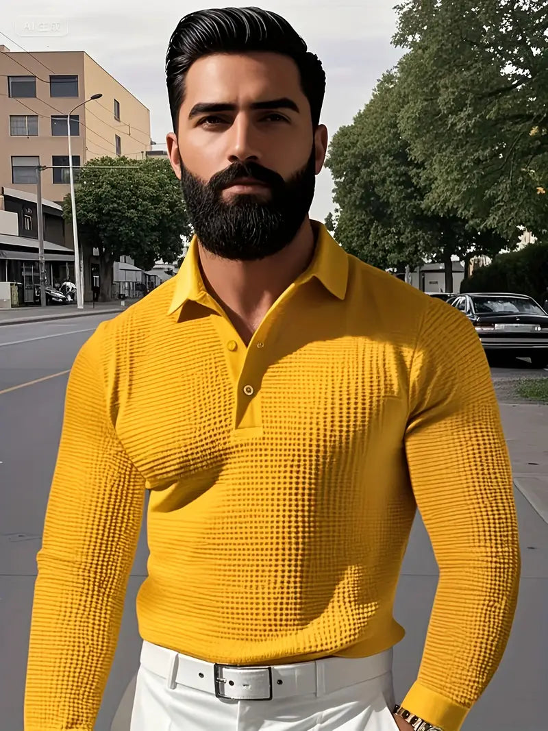 Ellsworth - Camisa De Manga Larga Con Cuello