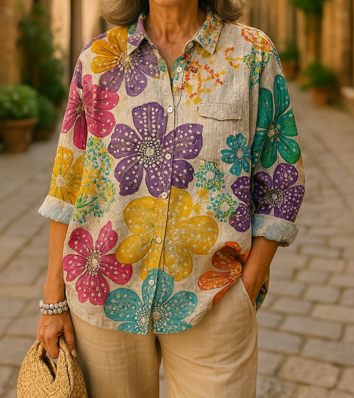 Petra - Blusa Floral Informal