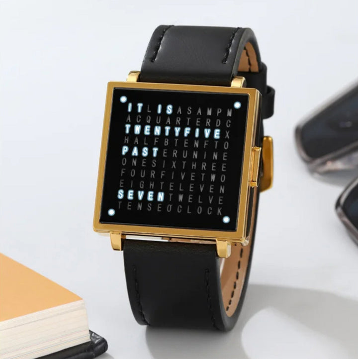 WordTime - Reloj Con Pantalla Digital Matrix