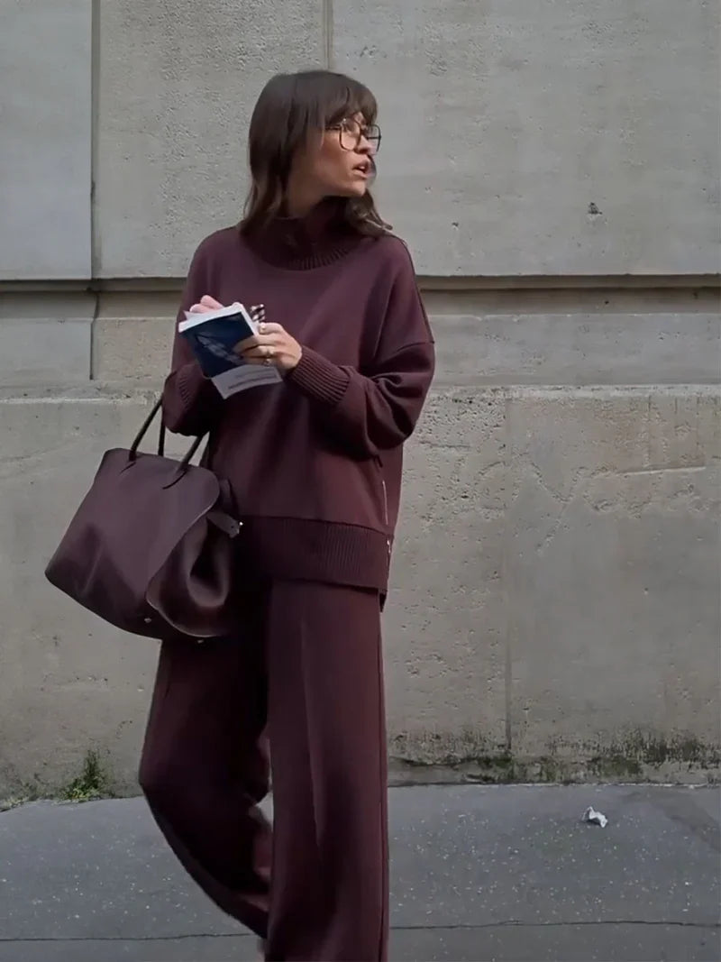 Nogaelle - Elegante Conjunto de Sudaderas Holgadas