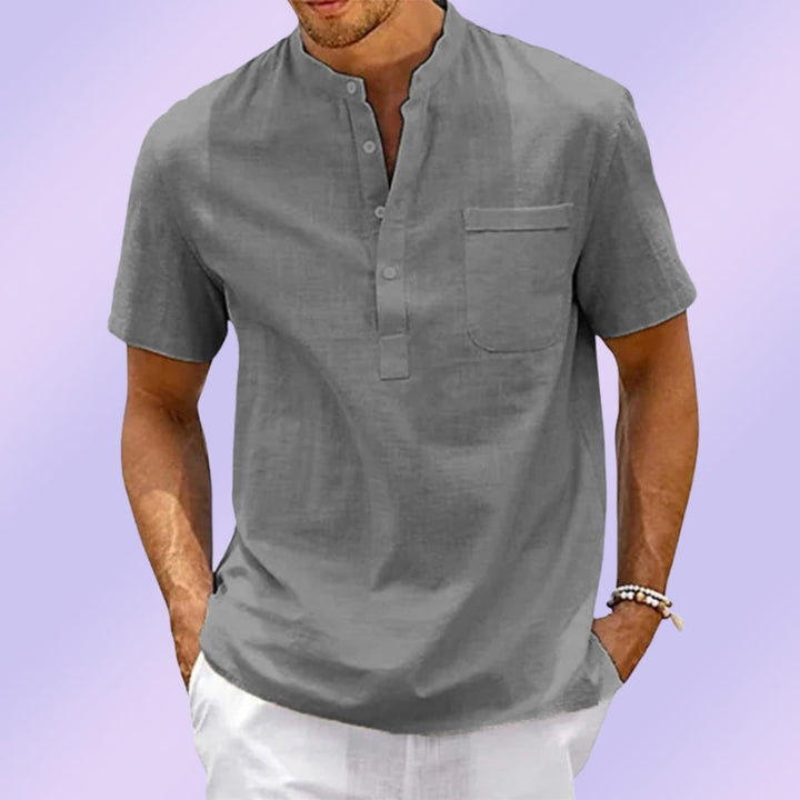 Vicent - Camiseta Elegante De Linen