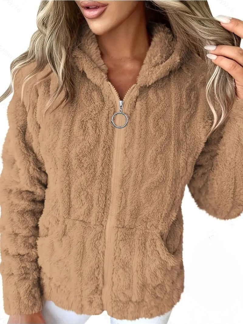 Ganka - Sudadera Con Capucha y Cremallera De Manga Larga