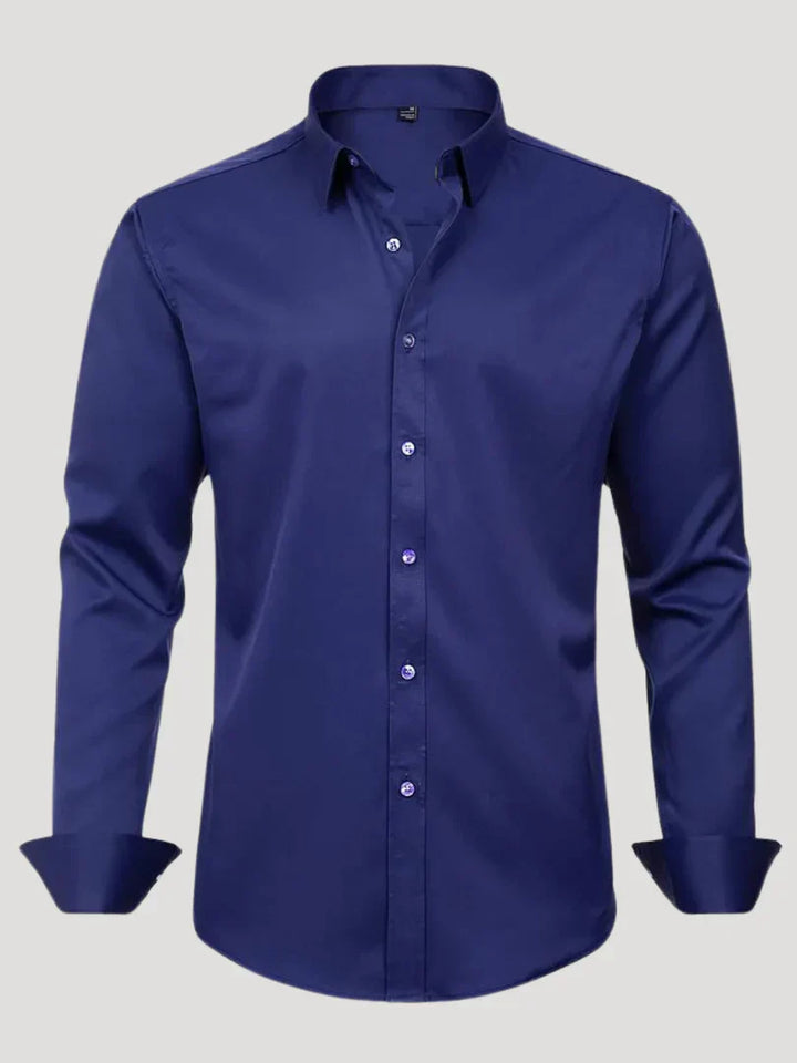 Bordon - Camisa Elástica Sin Planchar Con Botones