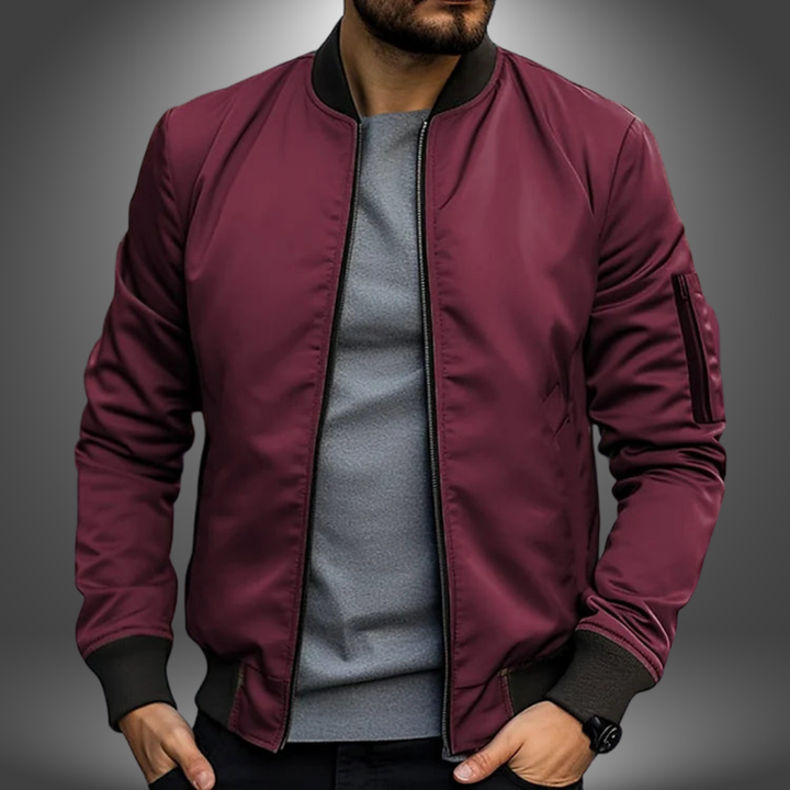 Jeffri - Elegante Chaqueta Bomber