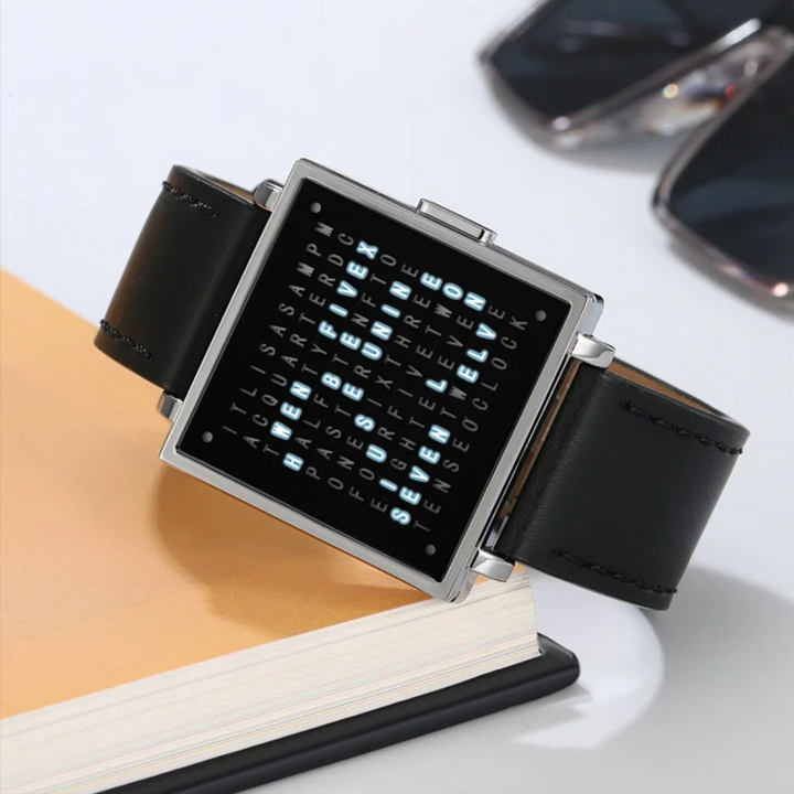 WordTime - Reloj Con Pantalla Digital Matrix