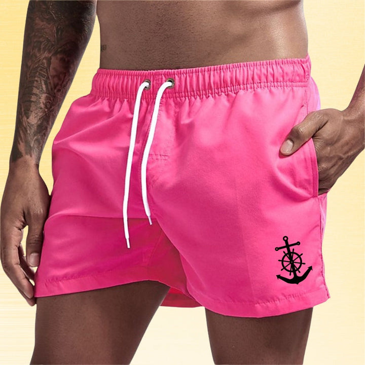 Solano - Elegante Elástico Pantalones Cortos Con Bolsillo