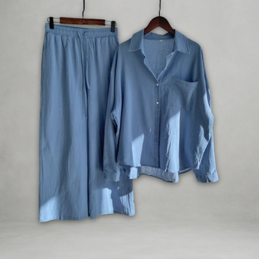 Ottavia - Elegante Conjunto De Dos Piezas Para Verano