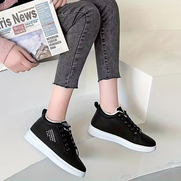 Arlena - Zapatillas De Cordones De Invierno Con Forro De Piel