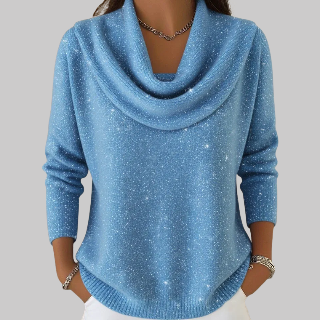 Ayelet - Jersey De Cuello Alto Suave Con Estampado De Estrellas