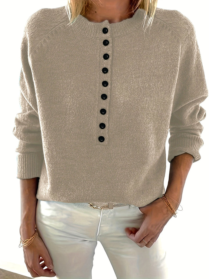 Yelena - Jersey De Manga Larga Con Botones