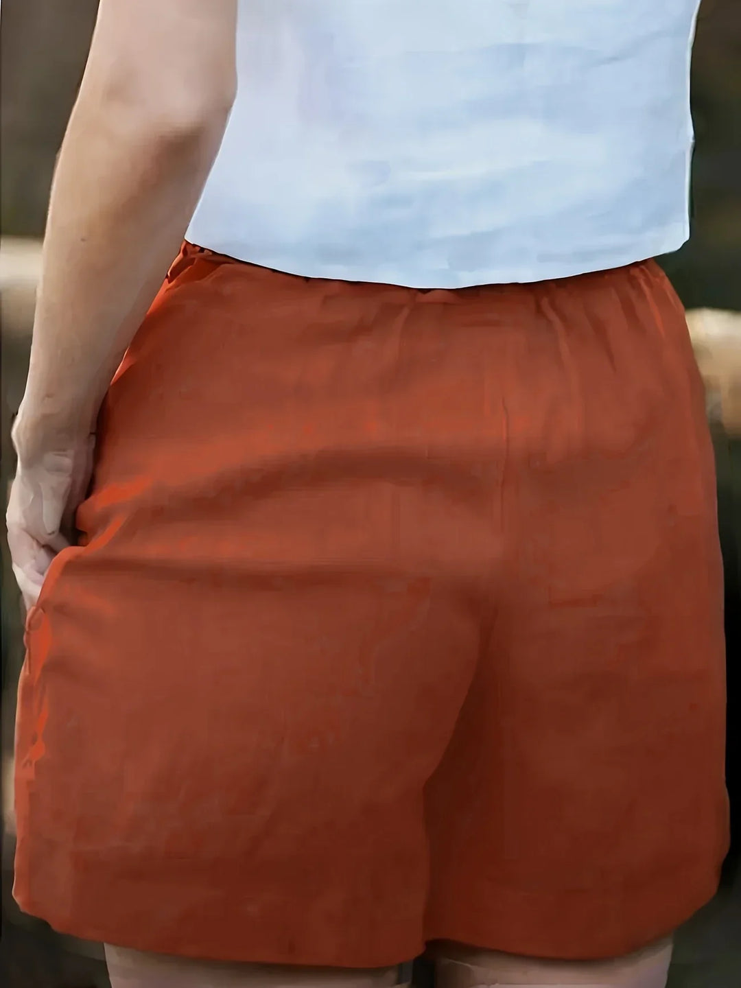 Niamh - Pantalones Cortos Informales De Verano Con Bolsillo