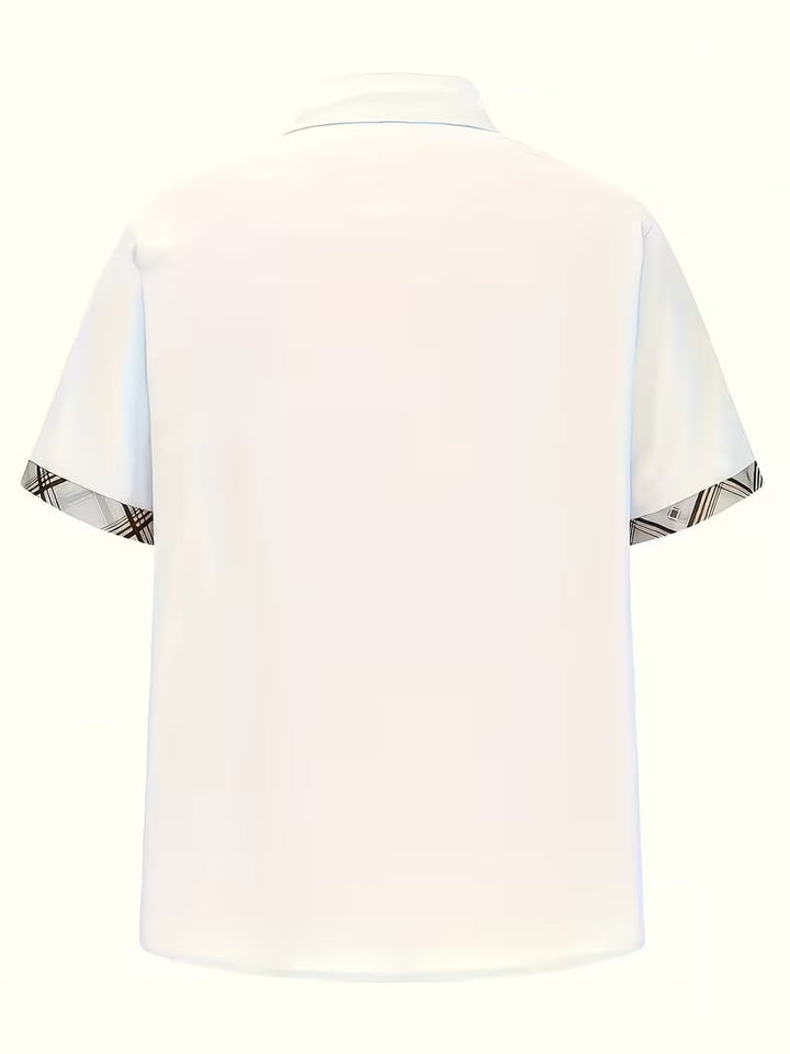 Kolby - Camisa a Cuadros De Patchwork Con Bolsillo