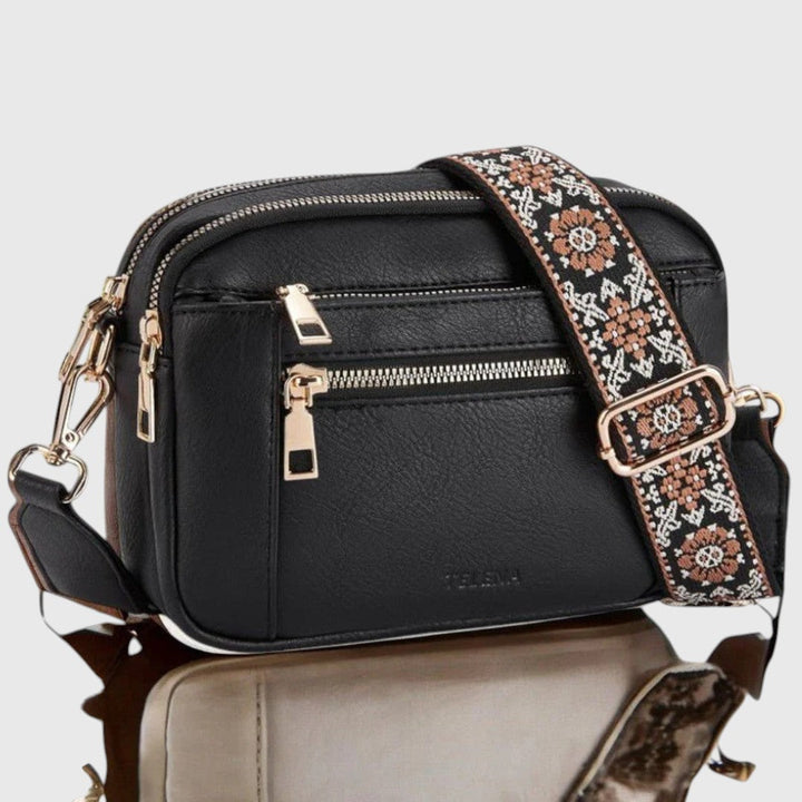 Sharena - Bolso Bandolera Con Correa De Flores