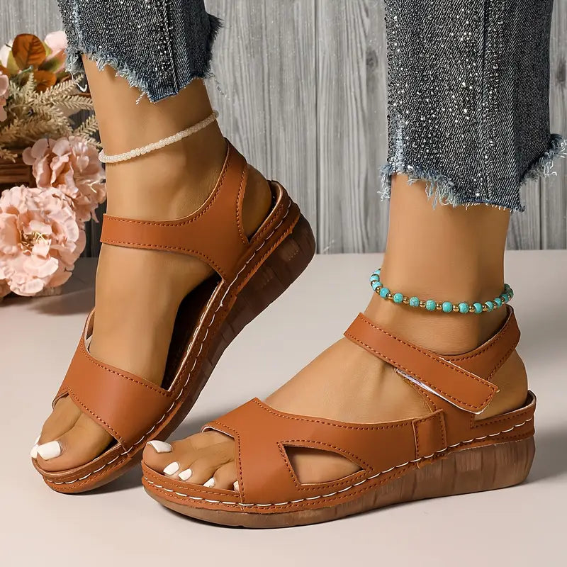 Navina - Sandalias Ortopédicas Con Cuña